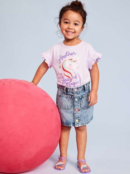 Short-Sleeve Graphic T-Shirt for Toddler Girls