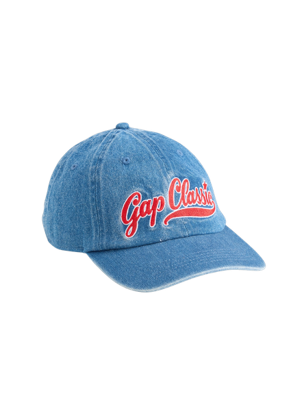 ベースボール ロゴキャップ デニム調 Gap公式オンラインストア | GAPクラシックロゴ デニム ベースボール