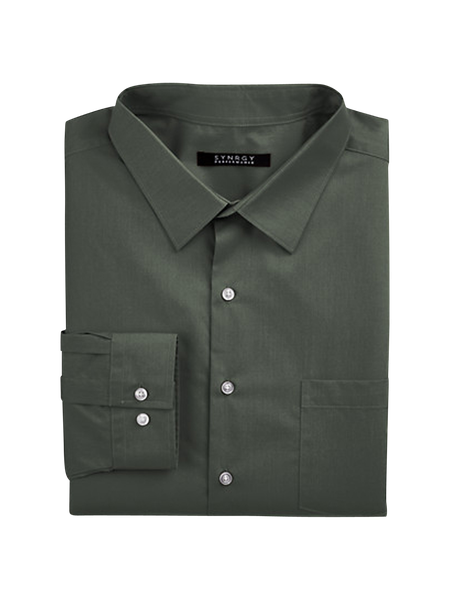 新品　BRIEFING MENS DRESS BD SHIRT グレー　M Joseph Abboud Modern Fit Wrinkle-Resistant Cotton Dress