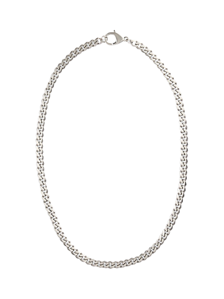 ☆Hei☆ soft line pipe long necklace HE25SPNFW211XXFR Heishi Chain Necklace, Sterling Silver, Hardstones