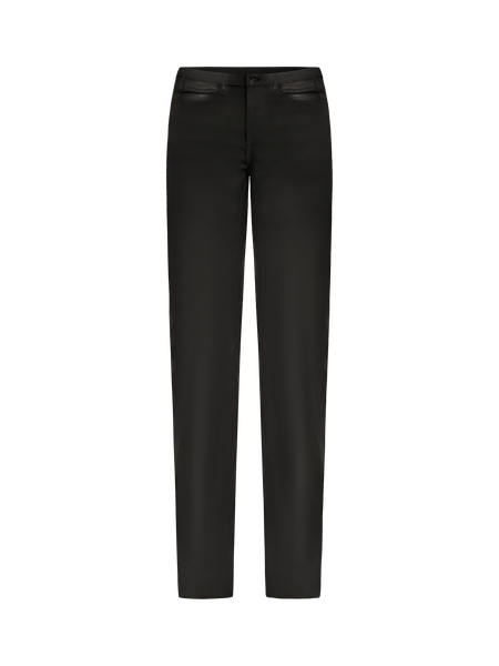 High-Rise Coated Micro Bootcut Jean