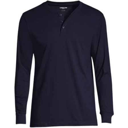 Men's Long Sleeve Comfort-First Thermal Waffle Henley