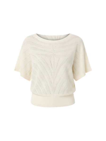 Zebra Jacquard Pullover Sweater | White House Black Market