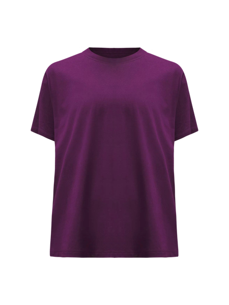 Lululemon All Yours Cotton T-Shirt - Purple - Size 2 Pima Fabric