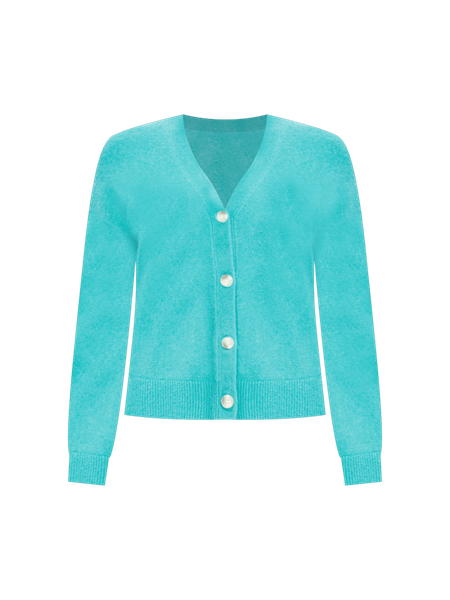 L'Appartement ◆ Knit Vneck Cardigan Stellae Dux Double-Knit V-Neck Cardigan | Saks Fifth Avenue