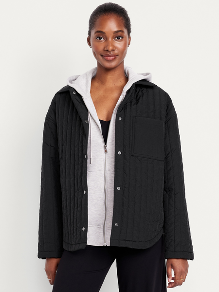 Lightweight Water-Resistant Quilted Jacket