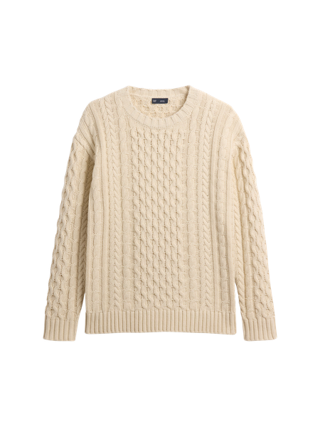 Gap公式オンラインストア | リラックスフィット ケーブルニットセーター