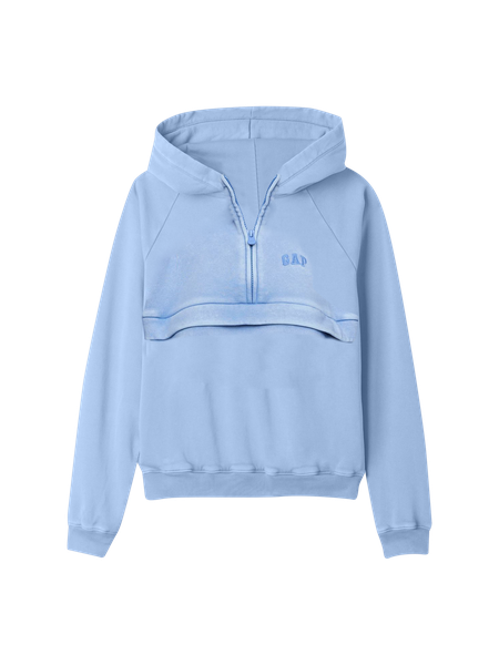 Vava Dudu ペイント フード付きデニムジャケット スウェット ⭐︎ Vava Dudu ペイント フード付きデニムジャケット スウェット