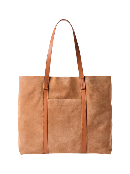 名作 RRL Suede Ranch Tote OS Limited-Edition Suede Tote for Men
