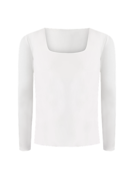 さらに100円引き◆citybreeze◆SQUARE NECK LOGO LONG SLEEVE Contouring Square Neck Longsleeve Bodysuit