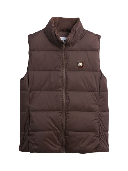 GAP お兄系フード付きダウンベスト XXS Gap ダウンベスト XXS ブラウン Gap ダウンベスト フード付き XXS