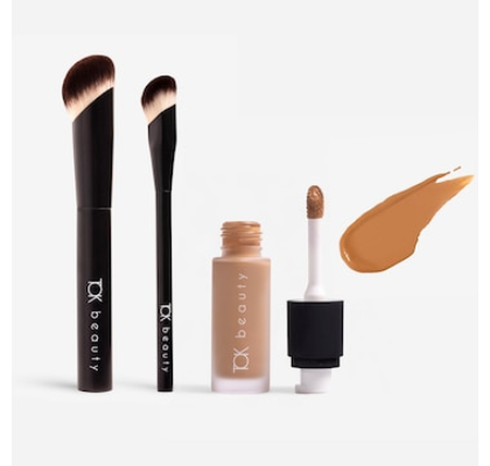 TOK Beauty Neive Serum Foundation and Concealer with Brushes - TSC.ca