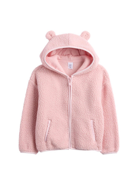 Gap公式オンラインストア | ボア くまさん ジップアップパーカー (幼児