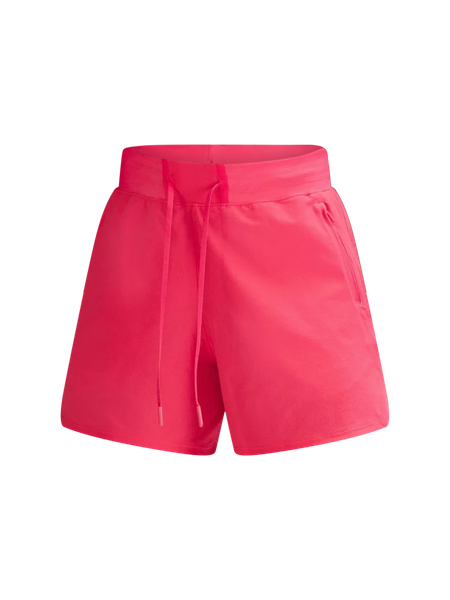 Size 4 lululemon 4' inseam running shorts Pocket in - Depop