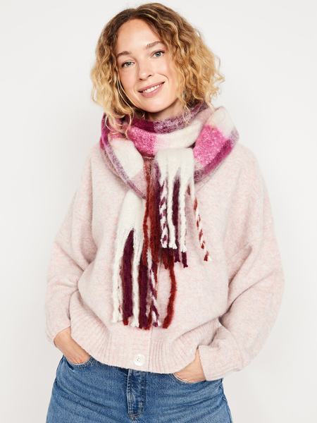 Brushed Fringed Scarf