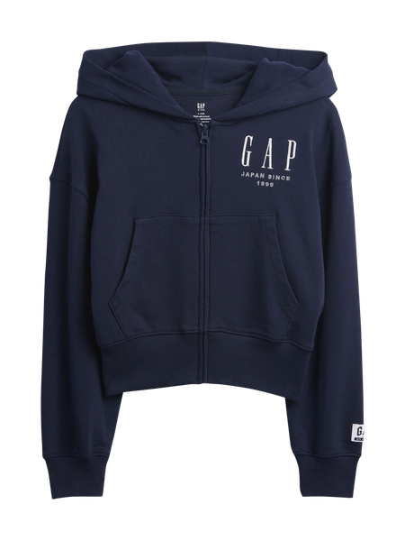 GAP 30周年記念 フード付きパーカー 　ネイビー Gap公式オンラインストア | 30th アニバーサリー フレンチテリー