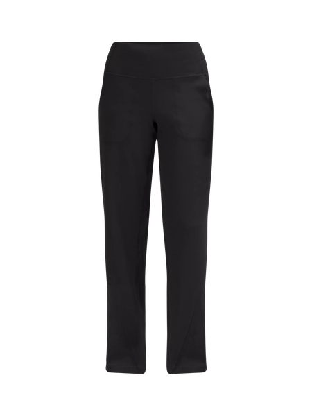 Lululemon Align Wide Leg Crop Women's Size 4 Stretch Crop Pants Black  W6BHES