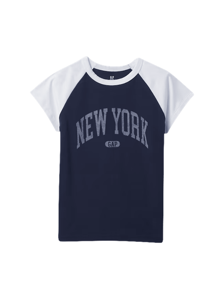 Gap公式オンラインストア | GAP NEW YORKロゴ ラグランTシャツ