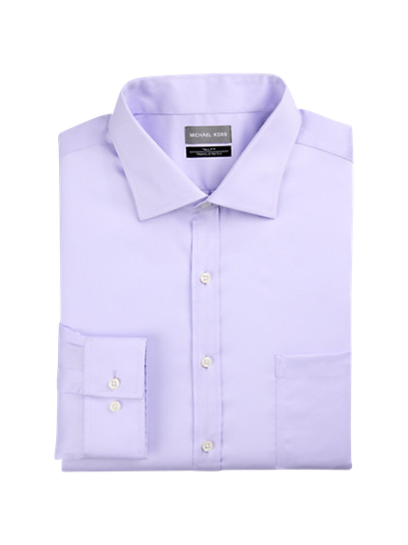 Big + Tall | Michael Kors Non-Iron Solid Dress Shirt | DXL