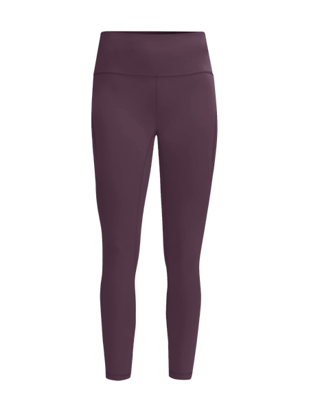 Lululemon Align Purple Space Dye Herringbone Align Crop 21 Athletic  Leggings Size 2 - $50 - From Paola