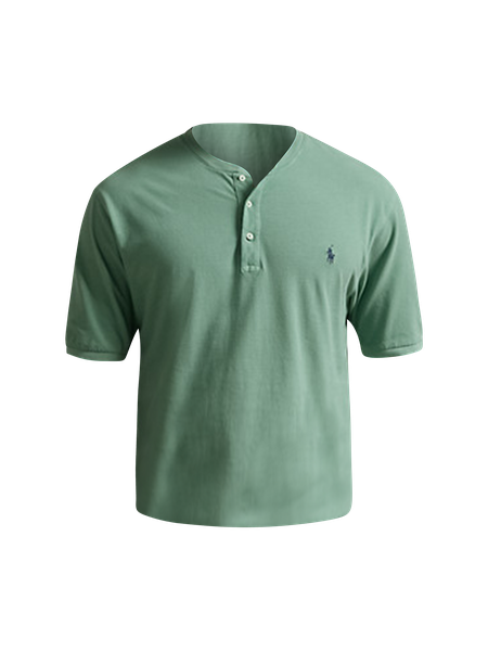 Polo featherweight mesh henley online