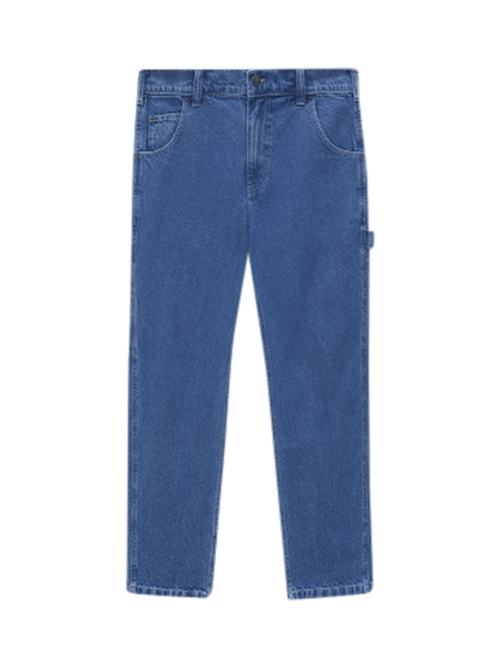 ROLAROLA★大人気★POCKET CARPENTER DENIM PANTS FULL BLUE Carpenter Denim Jeans, Relaxed Fit, Utility Pocket