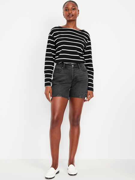 Curvy High-Waisted OG Jean Shorts -- 5-inch inseam