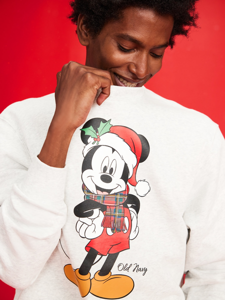 Old Navy x Disney Mickey Mouse & Friends Printed Flannel Pajama Set for Men
