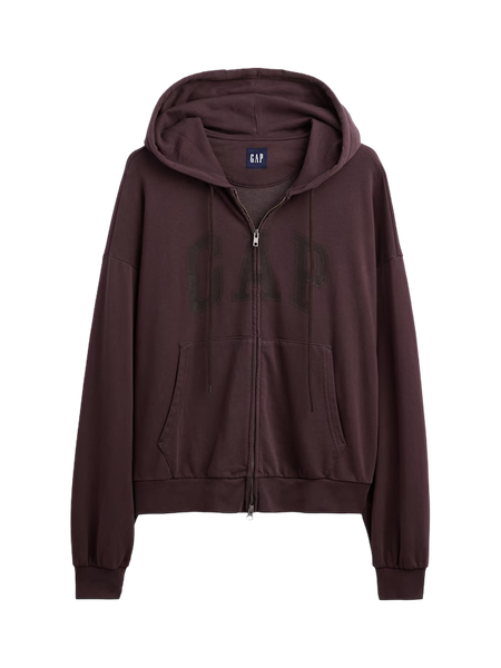 Gap公式オンラインストア | VintageSoft Oversized Gap Logo Zip Hoodie