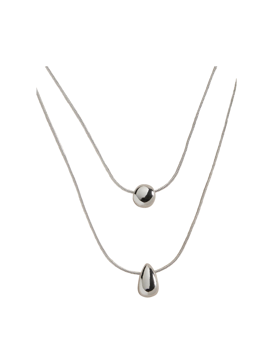 Silky Seamed Slit Blouse