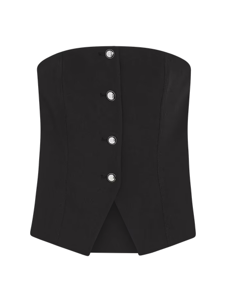 Petite Buttoned Bustier