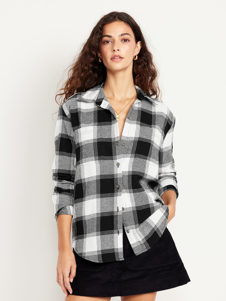 Button-Down Boyfriend Shirt