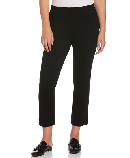 Bootcut Ponte Stretch Knit Pant  Woman Within