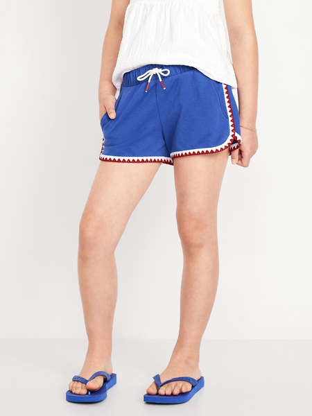 Textured Jacquard Cutout One-Piece Swimsuit for Girls
