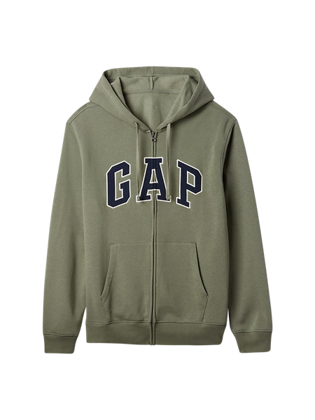 Gap公式オンラインストア | リラックス GAPロゴ ジップアップパーカー