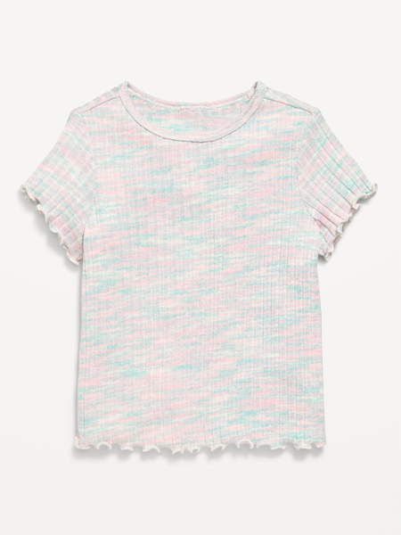 Embroidered Frayed-Hem Jean Shorts for Toddler Girls
