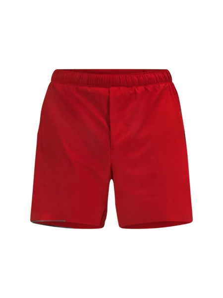 Lululemon Atheltica Mens Large Surge Shorts Red Black Tie Dye