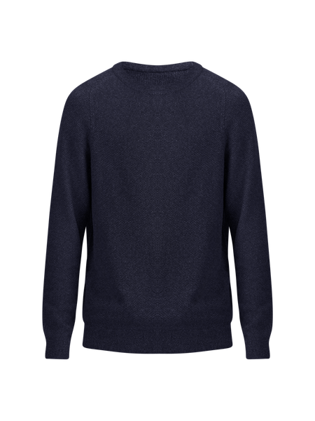 Lululemon Textured Knit Half-Zip Sweater Heathered Black HBLK Men's Size  M-XL