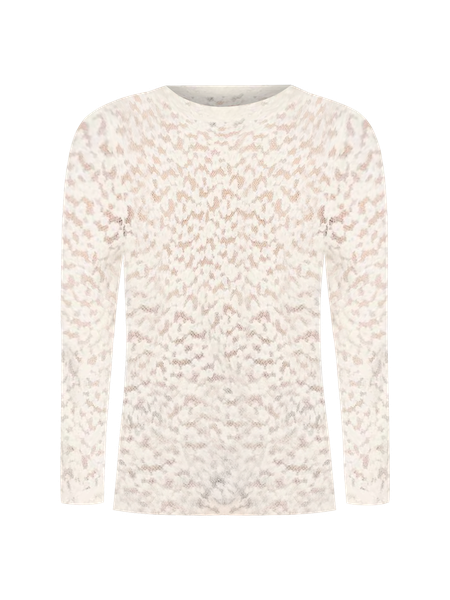 Textured Lace Mockneck Top