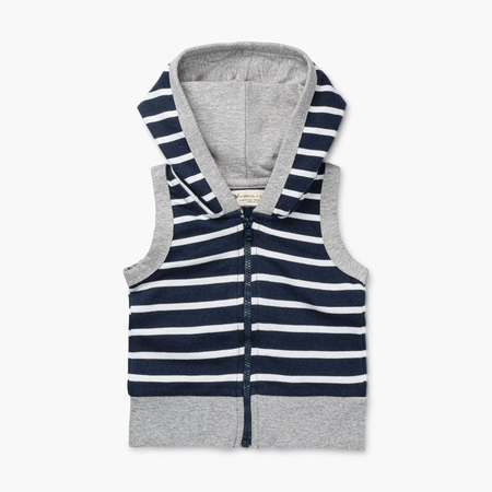 Sleeveless best sale zipper sweater