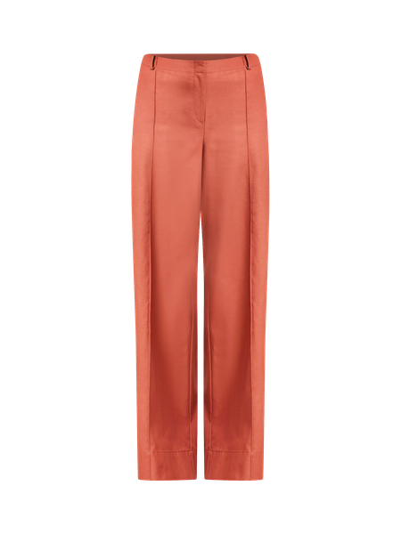 【2plan】Fluffy pintuck wide slacks Pintucked Wide Leg Pants