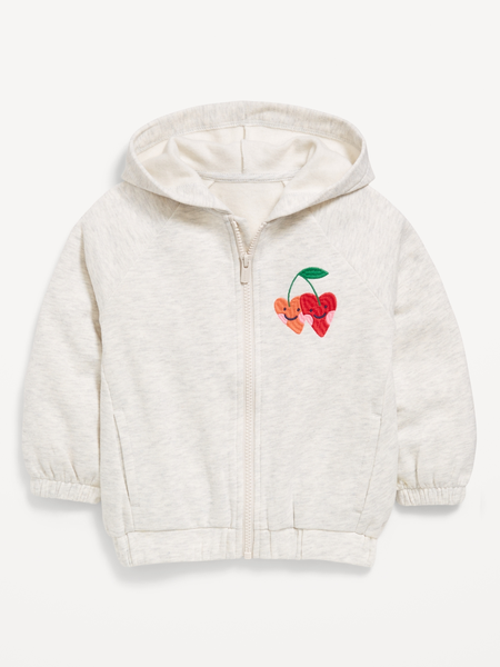 Embroidered Frayed-Hem Jean Shorts for Toddler Girls