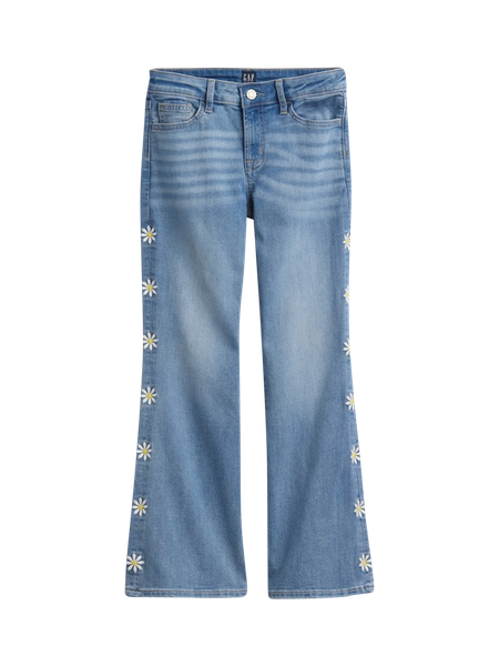 Gap公式オンラインストア | ハイライズ 刺しゅうワッペン '70s フレア