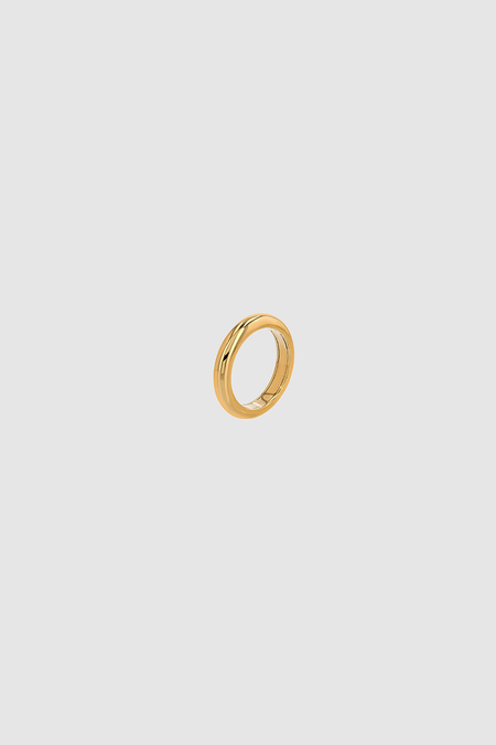 【関税込み】ANINE BING ゴールド スモール Bold Link ピアス ANINE BING Small Bold Link Hoops Earrings ANINE BING