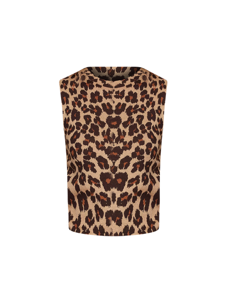 トップス MIX ANIMAL JACQUARD BRUSHED CARDIGAN Animal Print Jacquard Cardigan