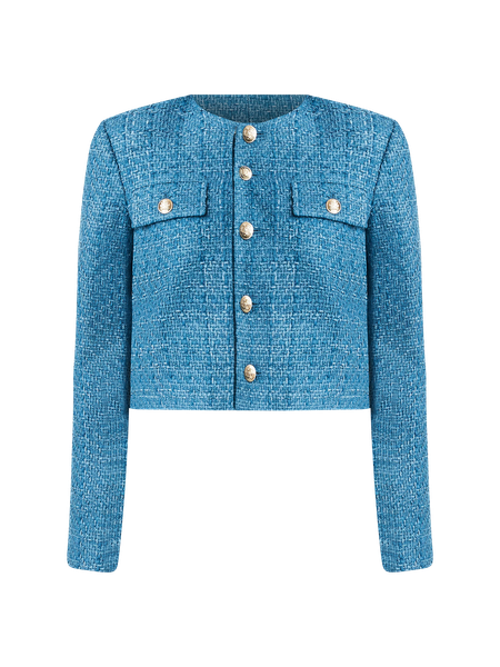 ★on&on★ Round Neck Colored Tweed Jacket NEW3AJ803 nodspttji4ckwr6lywmi.jpg?v=