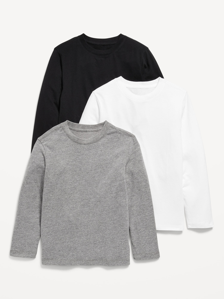 Softest Long-Sleeve T-Shirt 3-Pack for Boys