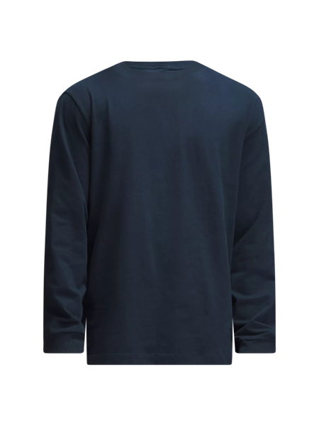 Heavyweight Cotton Jersey Long-Sleeve Shirt, Men's Long Sleeve Shirts