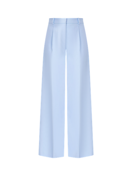 【INCHANT ME】Pleated Linen Long Wide Pants The Pleated Wide-Leg Pant in Linen Twill