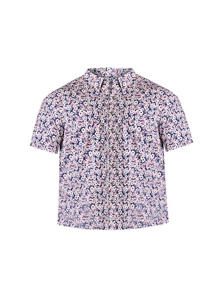 Big + Tall | Harbor Bay Easy-Care Floral Print Sport Shirt | DXL